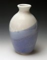 6554 Salt-fired Porcelain Vase Woo Blue